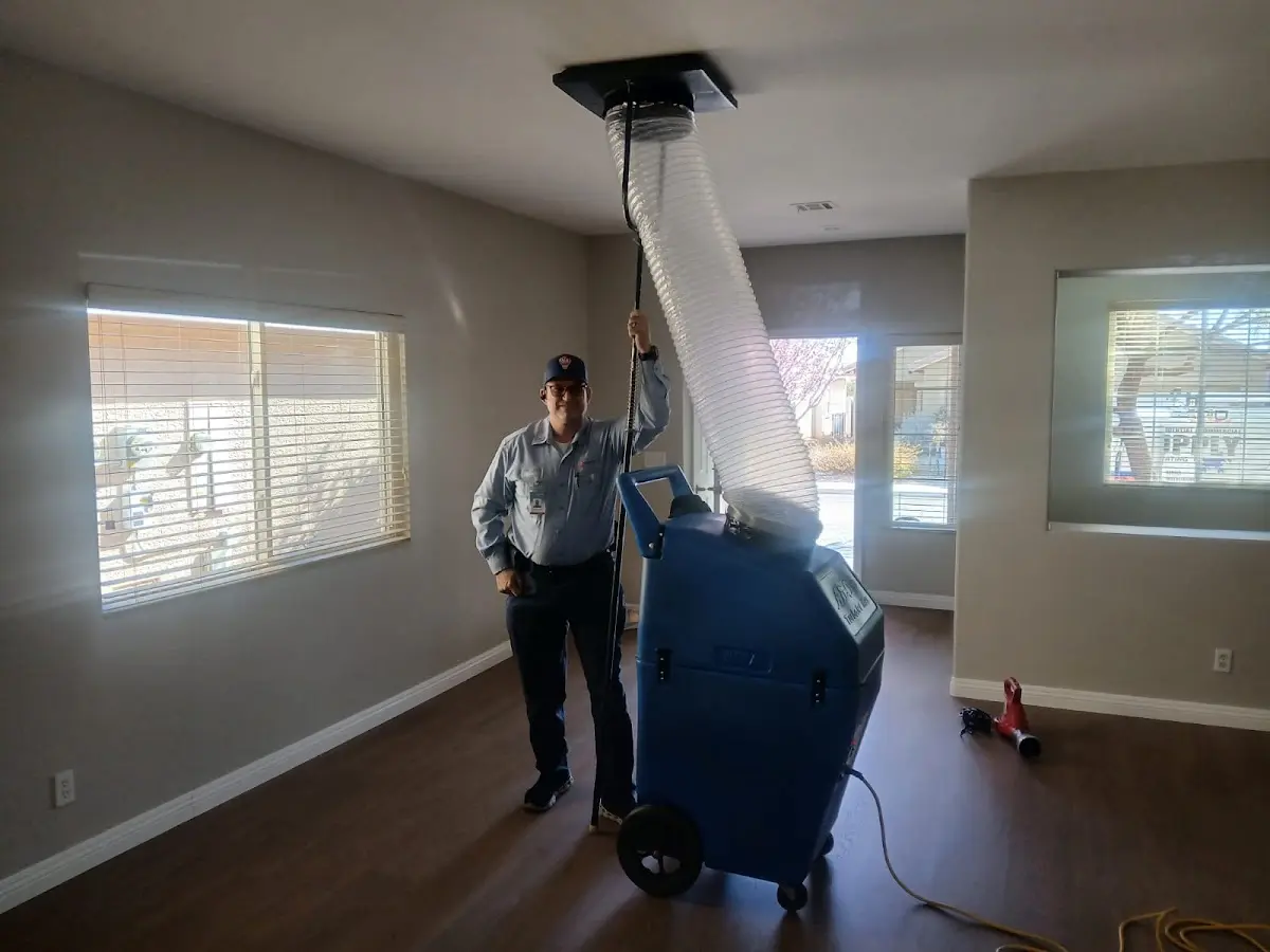 Professional Dryer Vent Cleaning work inside a Weisenberg home